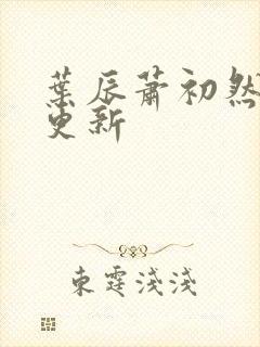 叶辰萧初然继续更新