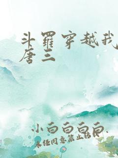 斗罗穿越我成了唐三