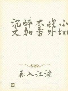 沉醉不醒小说全文加番外txt