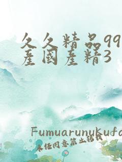 久久精品99国产国产精3