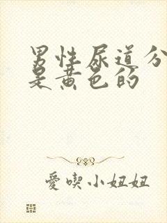 男性尿道分泌物是黄色的