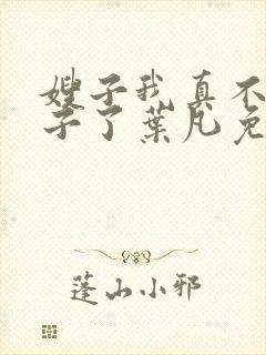 嫂子我真不是傻子了叶凡免费全本小说