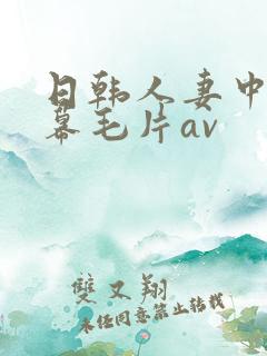 日韩人妻中文字幕毛片av