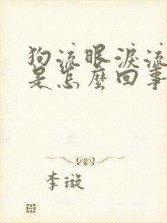 狗流眼泪流口水是怎么回事