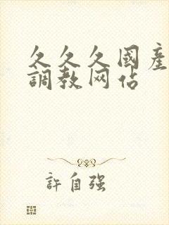 久久久国产精品调教网站