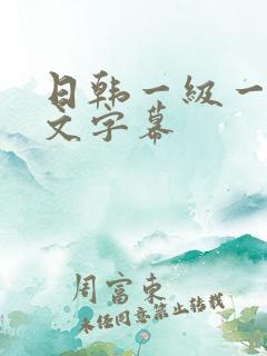 日韩一级一片中文字幕