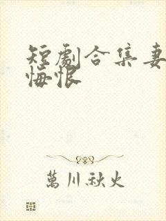 短剧合集妻子的悔恨