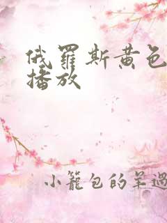 俄罗斯黄色录像播放