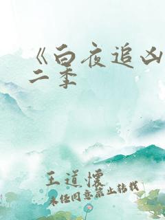 《白夜追凶》第二季