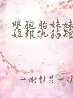 双胞胎妹妹为姐姐报仇的短剧叫什么