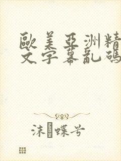 欧美亚洲精品中文字幕乱码免费高清