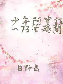 少年阿宾钰慧1～73笔趣阁