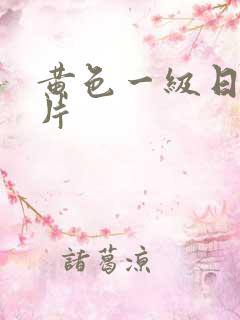 黄色一级日韩v片