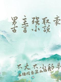 男主强取豪夺的古言小说