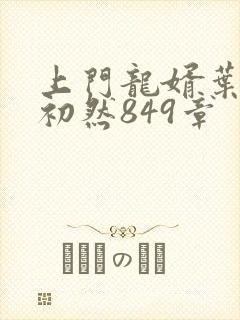 上门龙婿叶辰萧初然849章