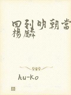 回到明朝当王爷杨麟