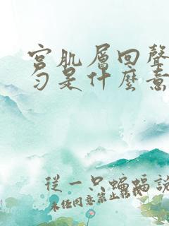 宫肌层回声不均匀是什么意思