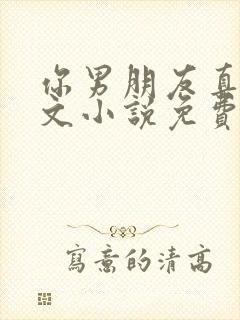 你男朋友真大全文小说免费阅读无弹窗笔趣阁