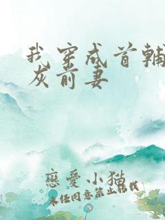 我穿成首辅的炮灰前妻
