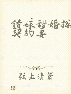 错嫁甜婚总裁的契约妻