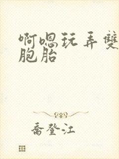 啊嗯玩弄双性双胞胎