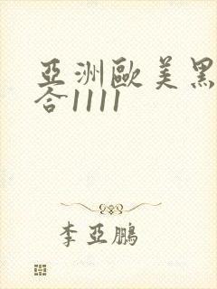 亚洲欧美黑人综合1111