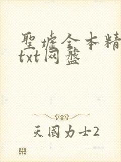 圣墟全本精校版txt网盘