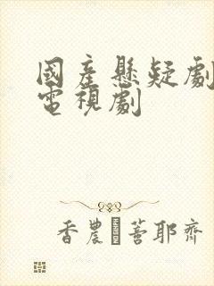 国产悬疑剧破案电视剧