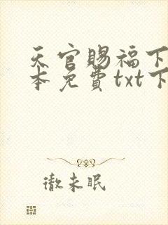 天官赐福下载全本免费txt下载