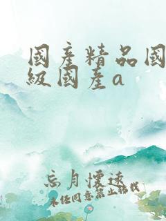 国产精品国产三级国产a