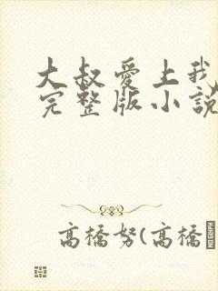 大叔爱上我免费完整版小说在线阅读