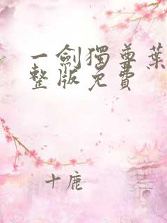 一剑独尊叶玄完整版免费