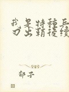 我是特种兵之利刃出鞘后续