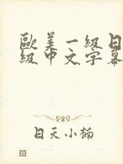 欧美一级日韩一级中文字幕