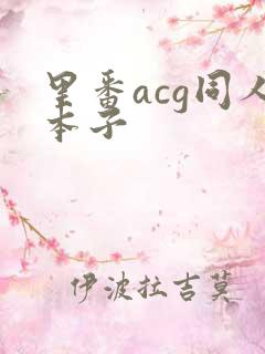 里番acg同人本子