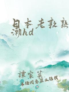 日本老敦熟妇高潮hd