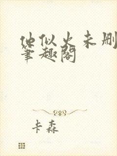 他似火未删减版笔趣阁