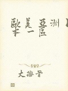 欧美 亚洲 日本 一区