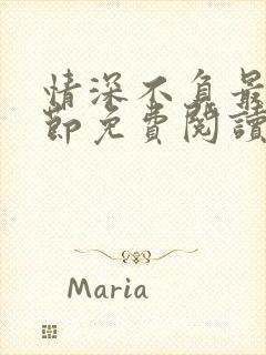 情深不负最新章节免费阅读