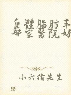 自体脂肪丰胸去哪家医院好