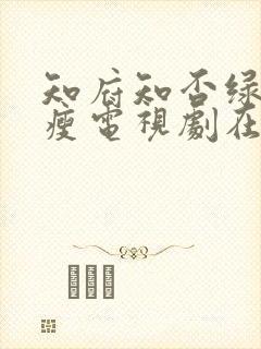 知府知否绿肥红瘦电视剧在线观看