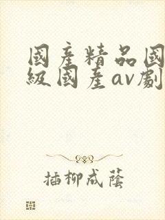 国产精品国产三级国产av剧集