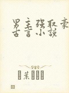 男主强取豪夺的古言小说