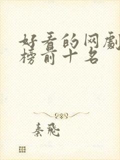 好看的网剧排行榜前十名