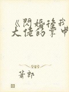 《闪婚后我成了大佬的掌中之物