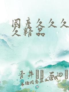 国产久久久久久久精品