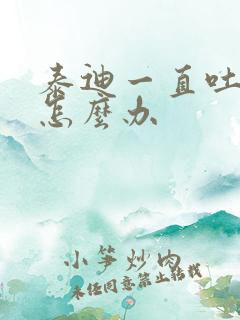 泰迪一直吐黄水怎么办