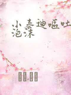 小泰迪呕吐白色泡沫