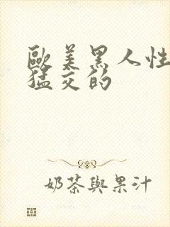 欧美黑人性暴力猛交的