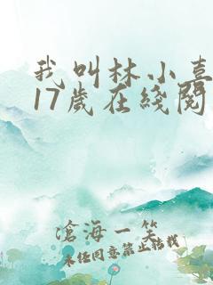 我叫林小喜今年17岁在线阅读